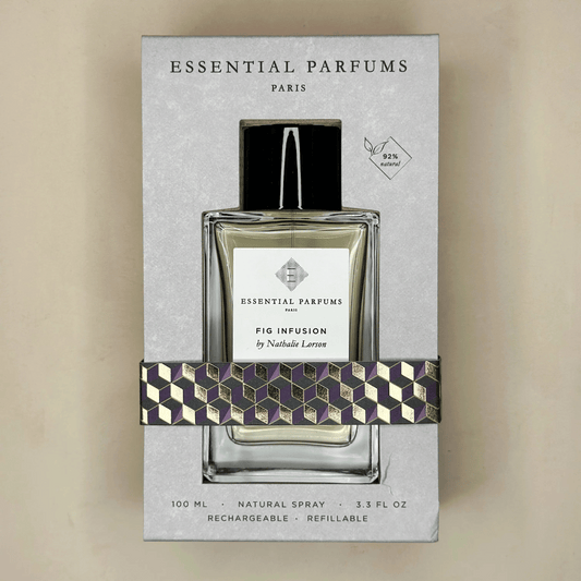 Fig Infusion by Nathalie Larson. Eau de parfum de la marque Esssential Parfum existant en 100ml rechargeable et 10ml